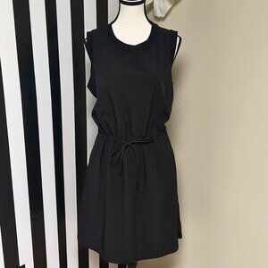 Renuar: Black Belted Stretchy Sleeveless Dress Size M